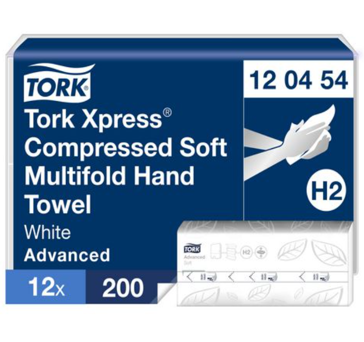 Handduk TORK H2 comp. kedjevikt 2400/KRT - Primmeshiper