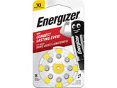 Batteri ENERGIZER hörsel 10 gul 8/fp Primmeshiper