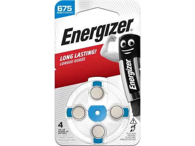 Batteri ENERGIZER hörsel 675 blå 4/fp Primmeshiper