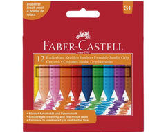 Plastkrita FABER CASTELL trekantig 12/fp - Primmeshiper