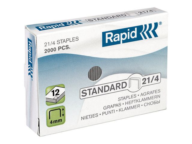 Häftklammer RAPID 21/4 galv 2000/fp - Primmeshiper