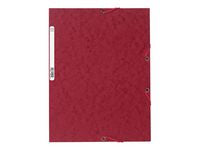 Gummibandsmapp EXACOMPTA 3-kl A4 mörkröd - Primmeshiper