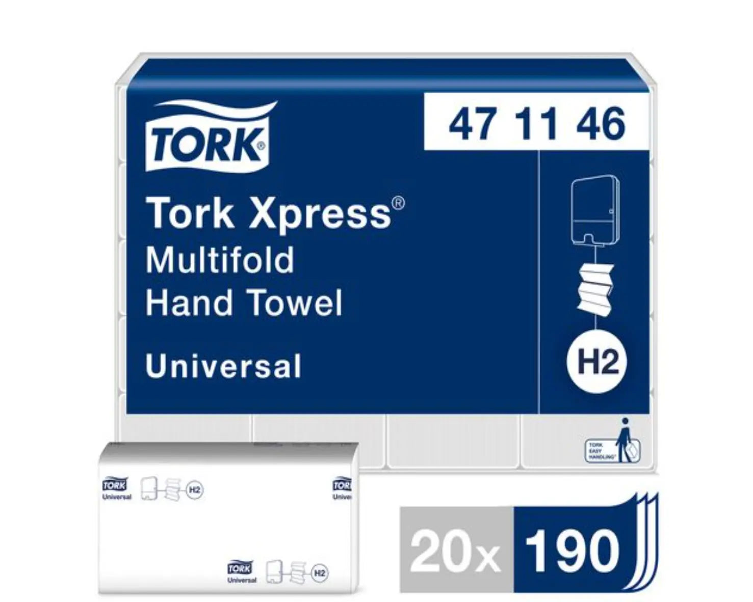 Handduk TORK Uni H2 Xpress 3800/fp - Primmeshiper