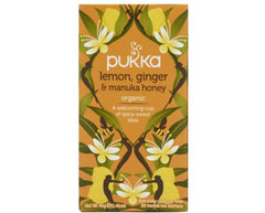 Te PUKKA Lem Ginger Manuka Honey 20/fp - Primmeshiper