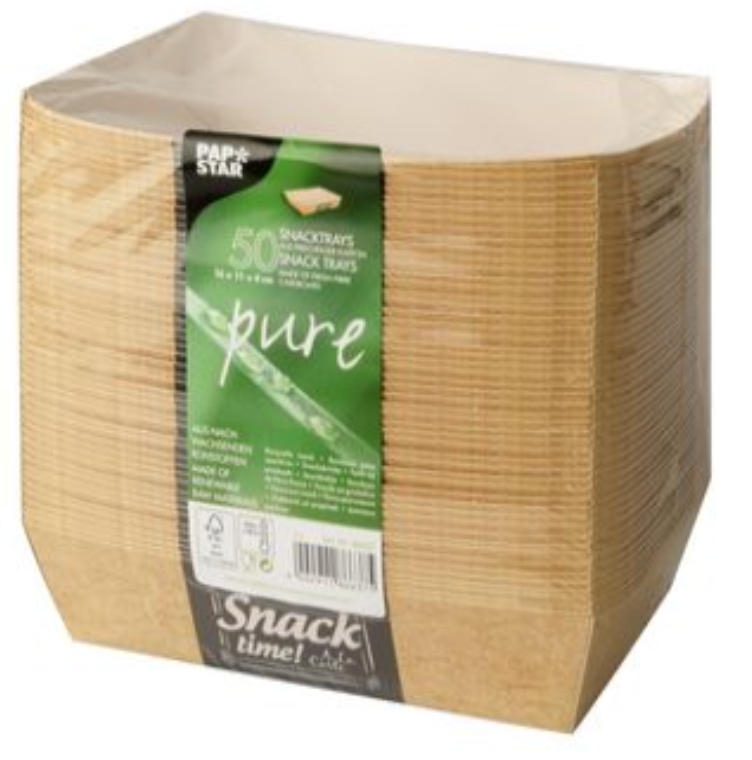 Matbricka PAPSTAR 40x110x160mm 50/fp - Primmeshiper