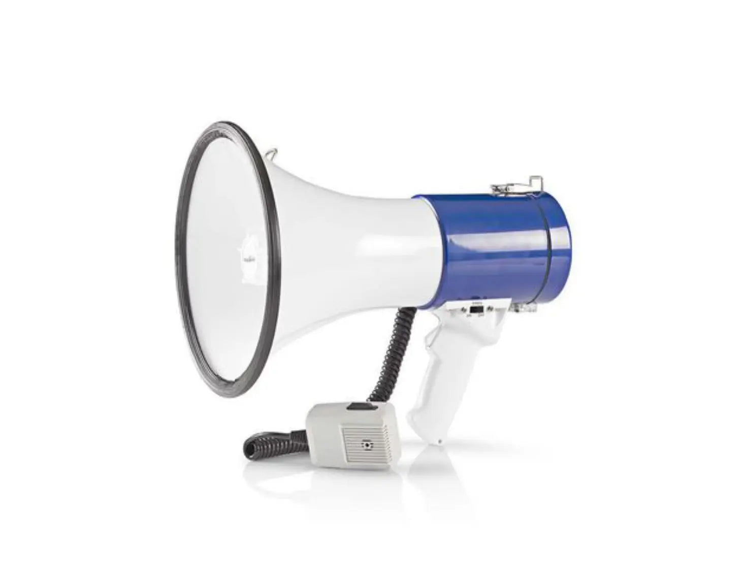 Megafon NEDIS 25W 1500m räckvidd vit/blå - Primmeshiper