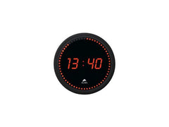 Väggur ALBA LED Ø30cm svart/röd Primmeshiper