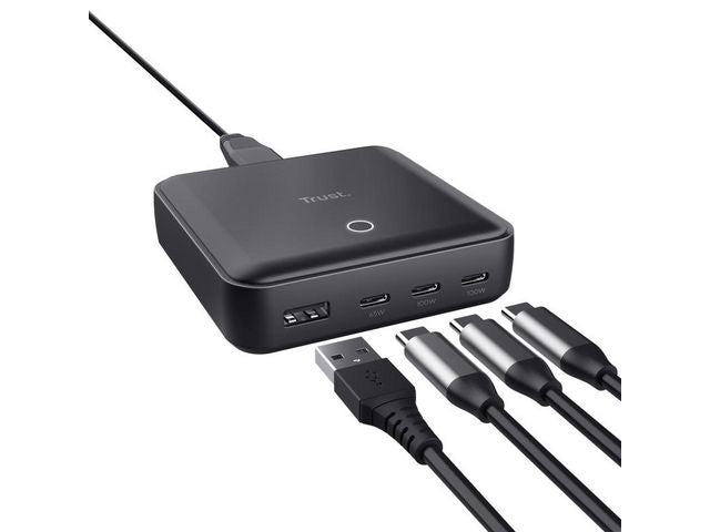 Laddare TRUST Maxo 100W USB-C 4-port - Primmeshiper