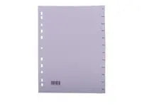 Plastregister PLASTOREG A4 jan-dec gr fl - Primmeshiper