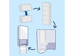 Handduk TORK Uni H5 PeakServe 4920/fp - Primmeshiper