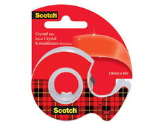 Tejp SCOTCH Crystal m.hållare 10mx12mm - Primmeshiper