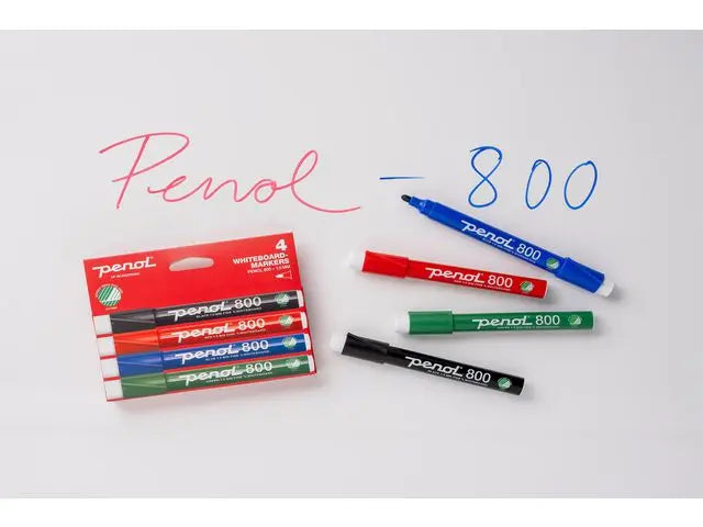 Whiteboardpenna PENOL 800 rund svart - Primmeshiper