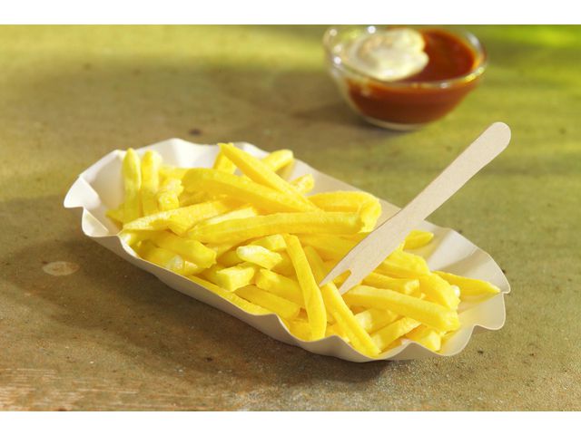 Tallrik PURE 105x175x30mm vit 250/fp - Primmeshiper