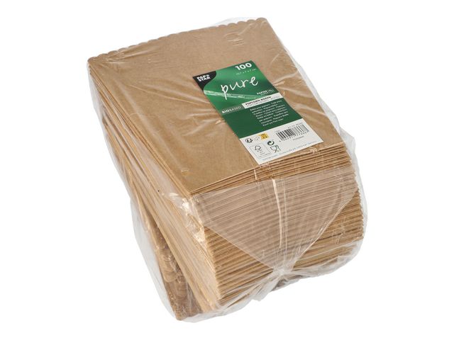 Popcornbägare 70x70x197mm 100/fp - Primmeshiper