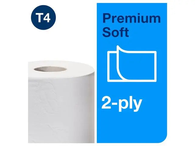 Toalettpapper TORK Pre T4 2-lag vit 6/fp - Primmeshiper