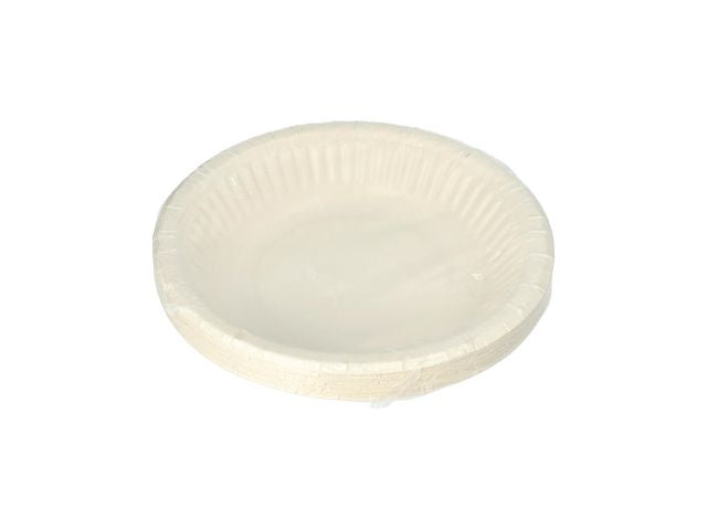 Tallrik PAPSTAR djup Ø190x30mm vit 12/fp - Primmeshiper