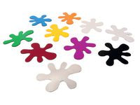 Transparenta färgfilter blommor 10/fp - Primmeshiper
