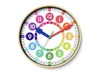 Koncentrationsklocka färgglad 30cm Primmeshiper