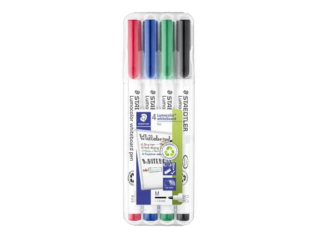 Whiteboardpenna LUMOCOLOR 1,0mm 4/fp - Primmeshiper