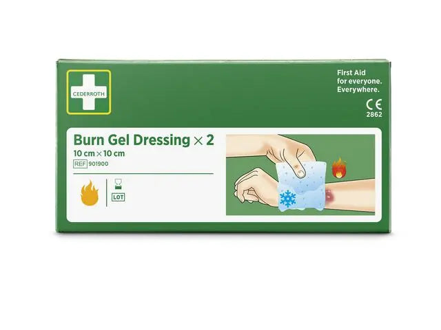 Kompress Burn Gel CEDERROTH 10x10 cm2/fp - Primmeshiper