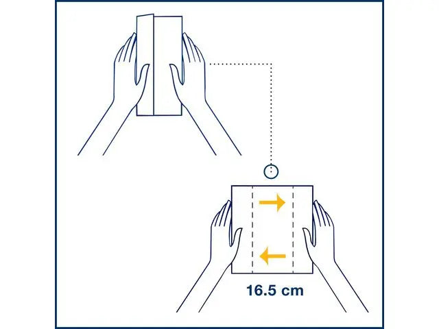 Servett TORK Xpressnap N14 vit 720/fp - Primmeshiper