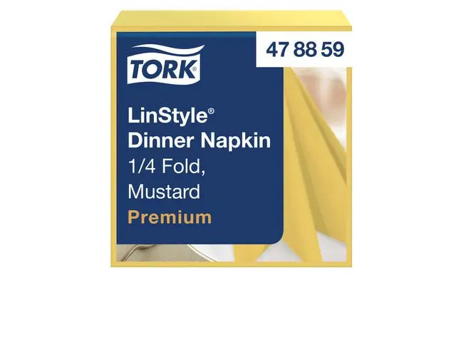 Servett TORK LinStyle 39x39cm Gul 50/fp - Primmeshiper