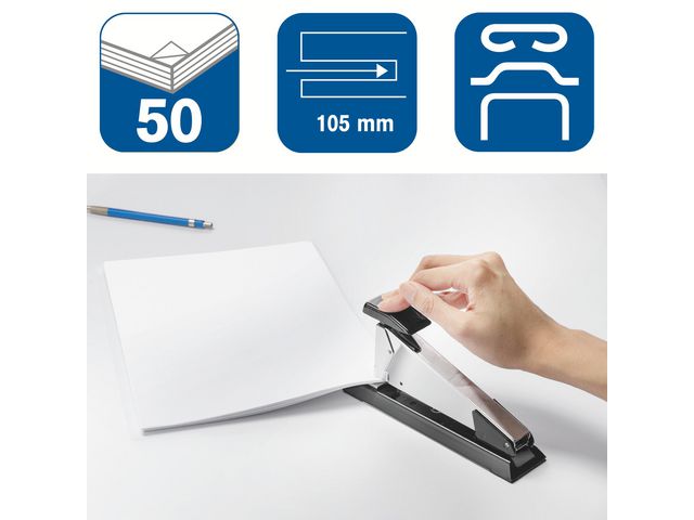 Häftapparat RAPID K2 svart/krom - Primmeshiper