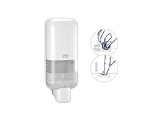 Dispenser TORK S4 tvål/handsprit vit - Primmeshiper