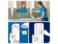 Dispenser TORK S4 tvål/handsprit vit - Primmeshiper