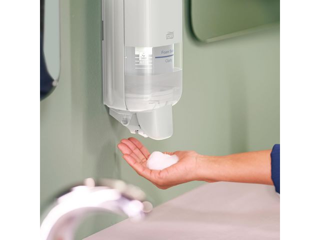 Dispenser TORK S4 tvål/handsprit vit - Primmeshiper