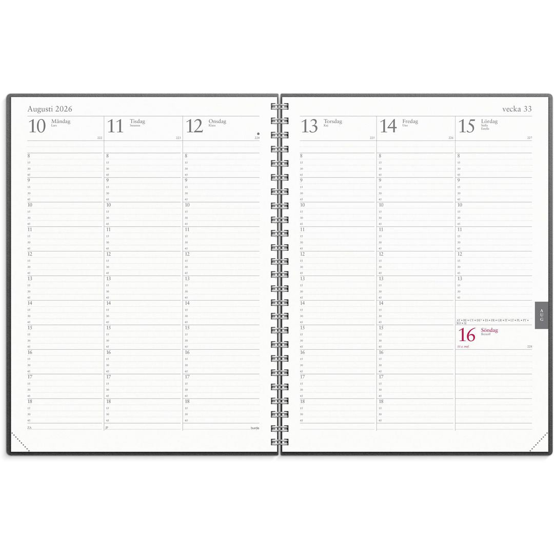 Veckojournal refill 2026 Primmeshiper