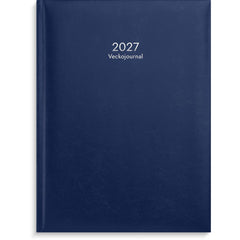 Weekly journal 2027 blue