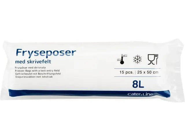 Fryspåse LDPE 8L 36my 15/rl Primmeshiper