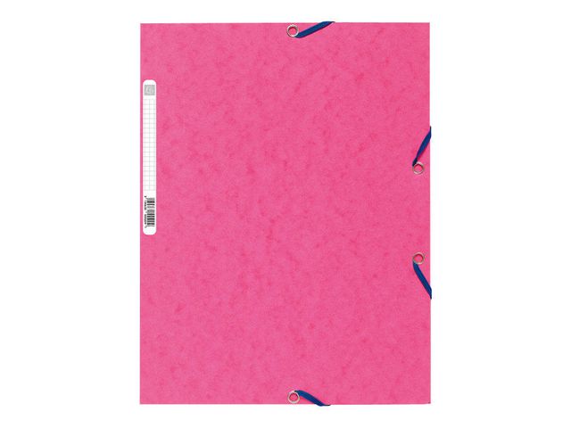 Gummibandsmapp EXACOMPTA 3-klaff A4 rosa - Primmeshiper