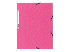 Gummibandsmapp EXACOMPTA 3-klaff A4 rosa - Primmeshiper