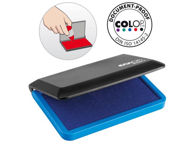 Stämpeldyna COLOP 90x50mm blå - Primmeshiper