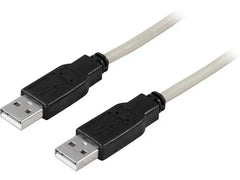 Kabel DELTACO USB 2.0 A-A 3m grå/svart - Primmeshiper