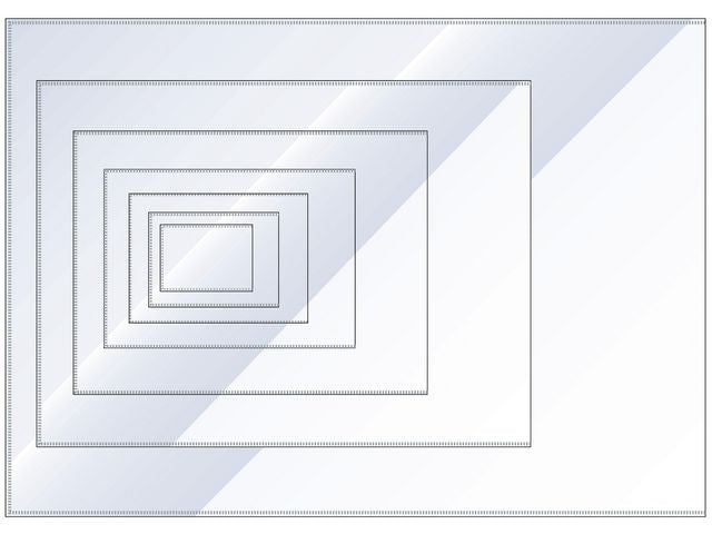 Plastfodral präglad 0,12mm A3 - Primmeshiper