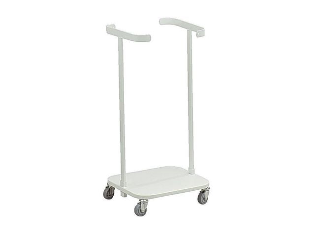 Säckvagn enkel 60L öppen med 4 hjul - Primmeshiper