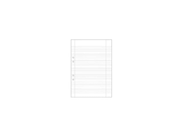 Lösblad A4 linj. 5+5+5+7mm hålat 500/fp - Primmeshiper