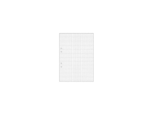 Lösblad A4 rutat 5x8mm hålat 500/fp - Primmeshiper