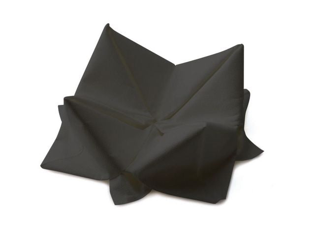 Servett 3-lags 33x33cm svart 125/fp - Primmeshiper