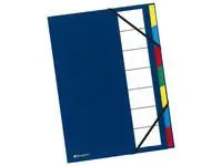 Sorteringsmapp EXACOMPTA 12-flik blå - Primmeshiper