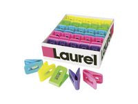 Pappersklämma LAUREL plast 25x43mm - Primmeshiper