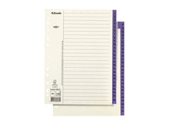 Pappregister Servo A4 1-52 lila flik - Primmeshiper