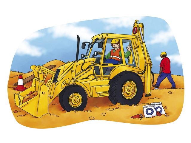 Golvpussel grävare 60x40cm - Primmeshiper