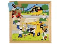 Rampussel olycka 34x34cm - Primmeshiper