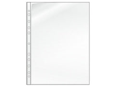 Plastficka A4 0,12mm öppen rygg+kortsida - Primmeshiper