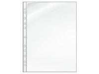 Plastficka A4 0,12mm öppen rygg+kortsida - Primmeshiper