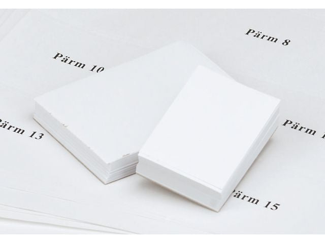 Etikett instick pärm 60mm vit 100/fp - Primmeshiper